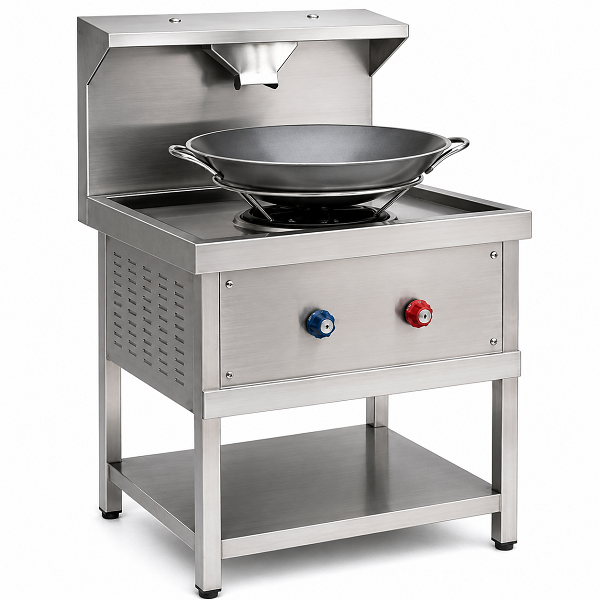 Falafel Fryer on Stand with Two Burners (600 × 600 × 900 mm)