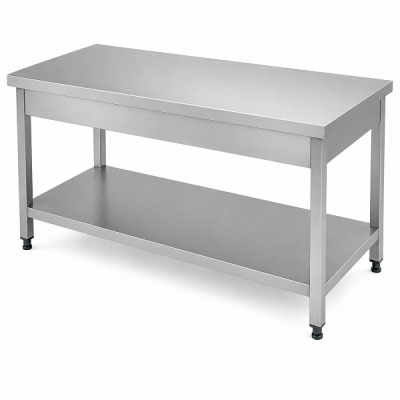 Stainless Steel Open Type Table Sound Deadened Work Top (700 x 700 x 900 mm)