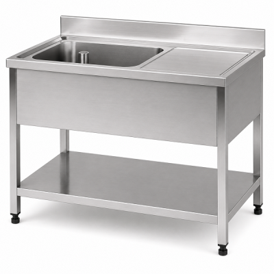 Single Bowl Sink Unit (1,400 × 600 × 900 mm)